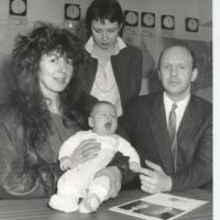 British Blues singing legend Elkie Brooks (Pearl's A Singer) visits our Edinburgh office with her new-born to give support